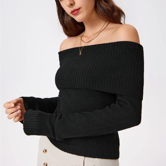 Off the shoulder sweater - Picture 3 of 5